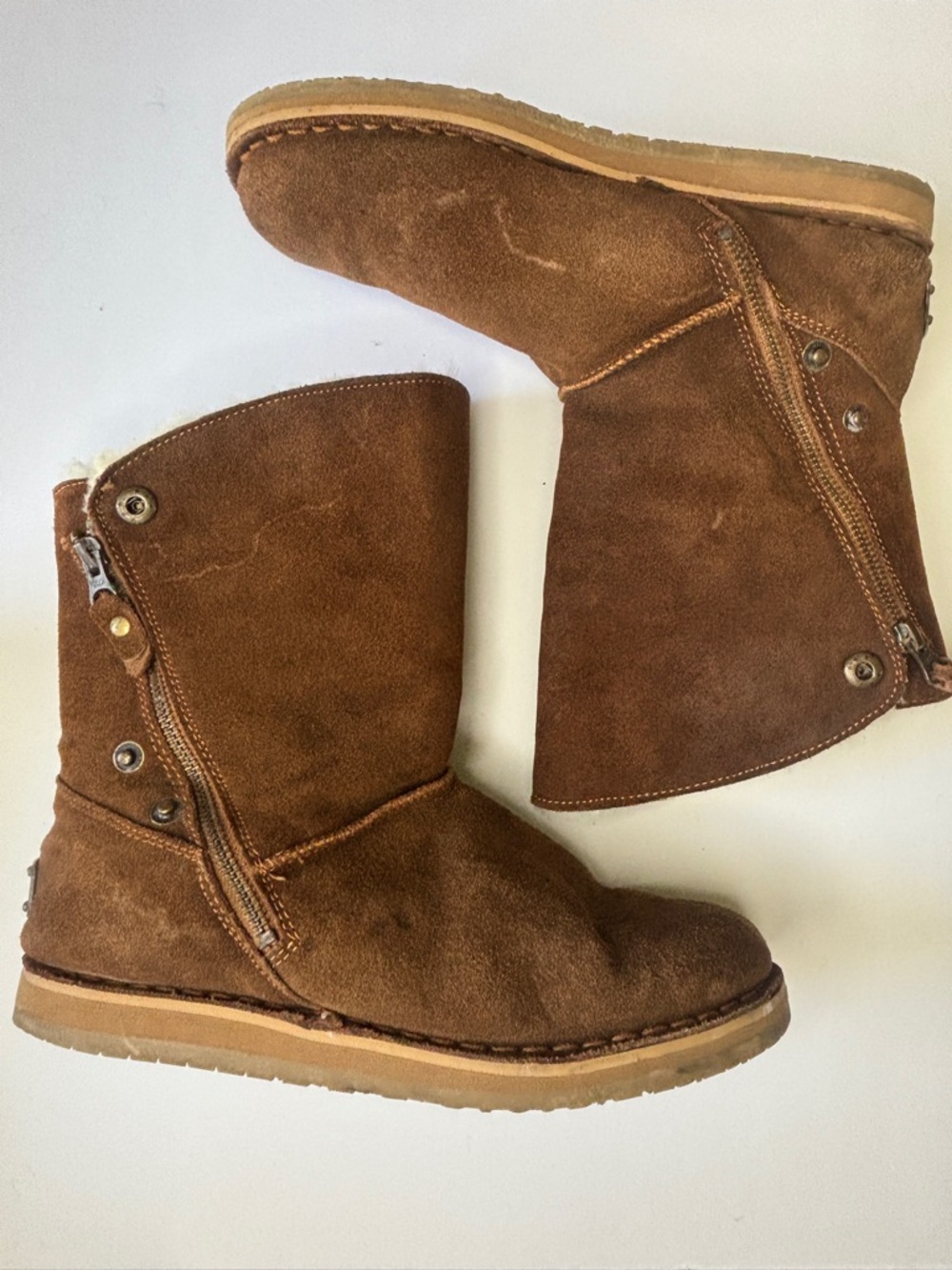 RJ’s Trixie Sheepskin Lined Boot Interior - Cream